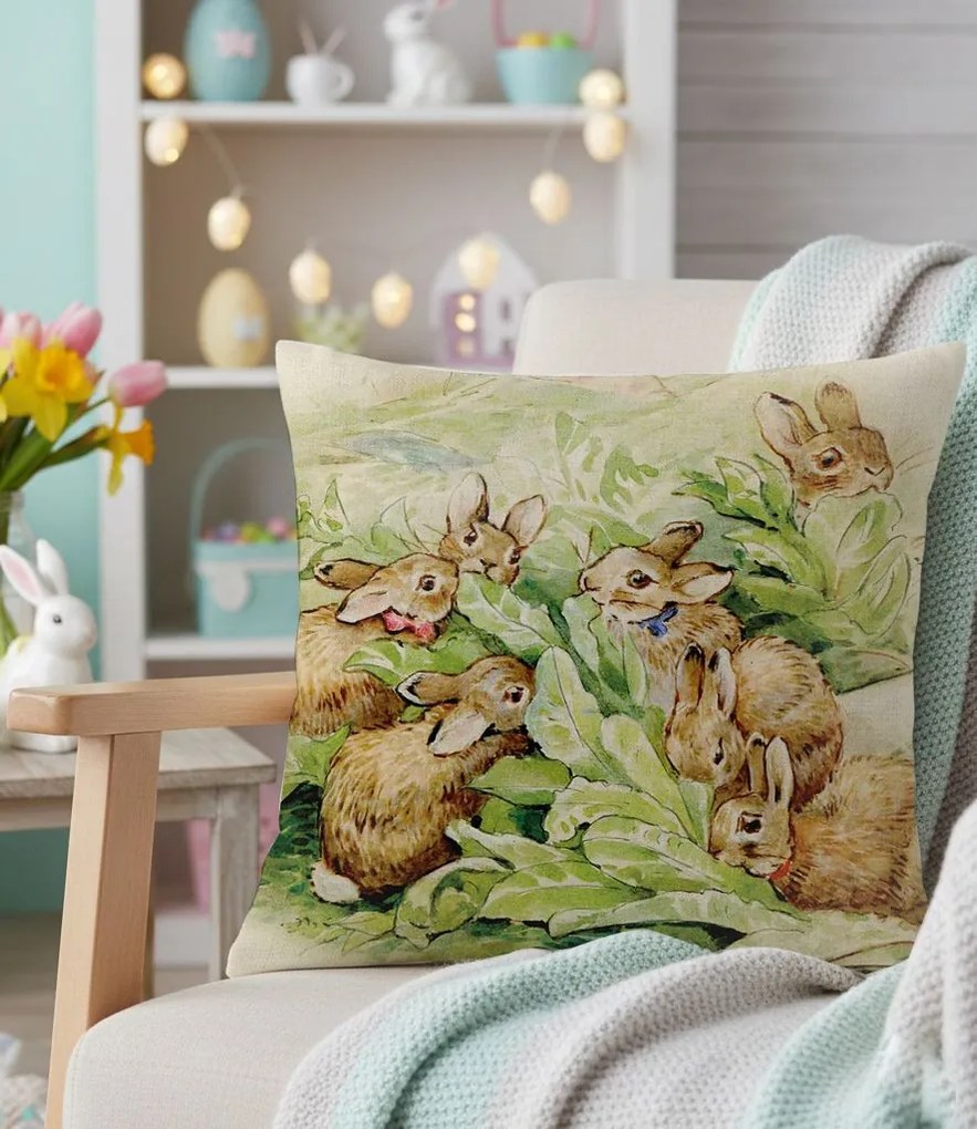 Pillow 0015 húsvéti díszpárnahuzat 43 × 43 cm