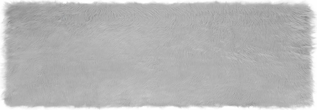 vidaXL Műgyapjú Szőnyeg Tafalla Szürke 80 x 250 cm Poliészter