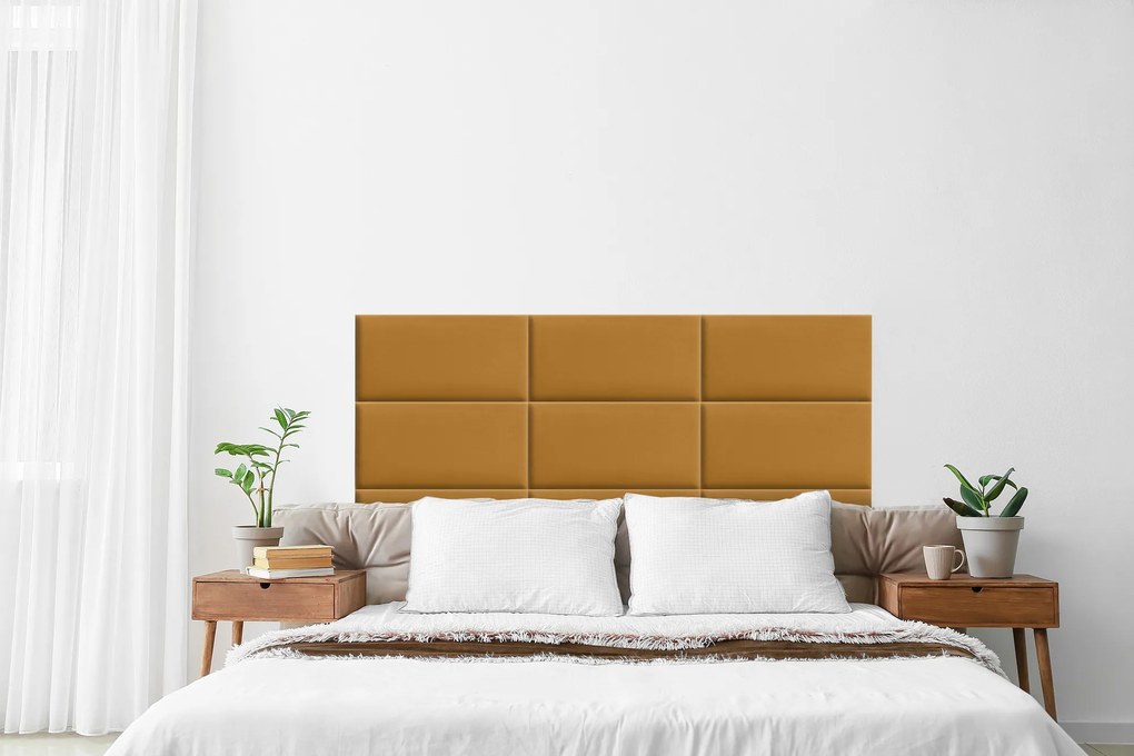 Kárpitozott panel - Téglalap - 50x30cm Szín: Khaki