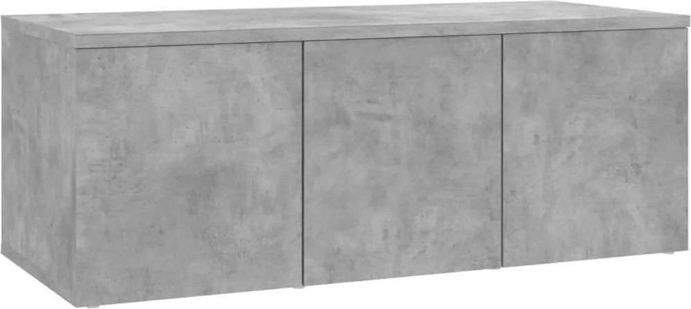 vidaXL betonszürke szerelt fa TV-szekrény 80 x 34 x 30 cm