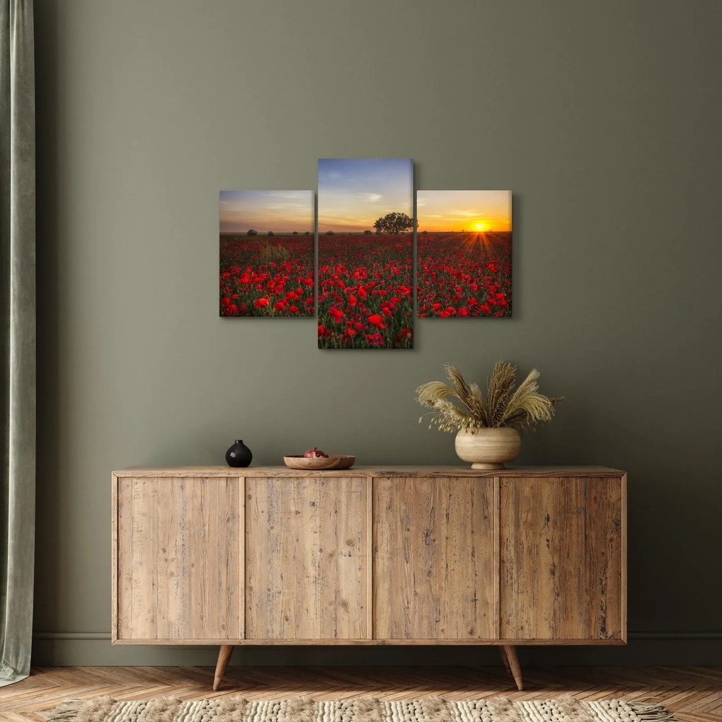 Pipacsos rét képe (90x60 cm)