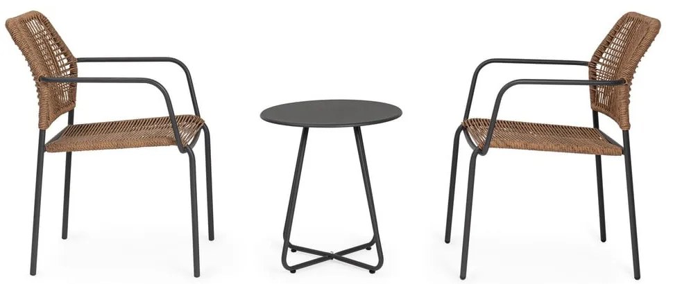 Acél kerek kerti kisasztal ø 45 cm Jable – Bizzotto