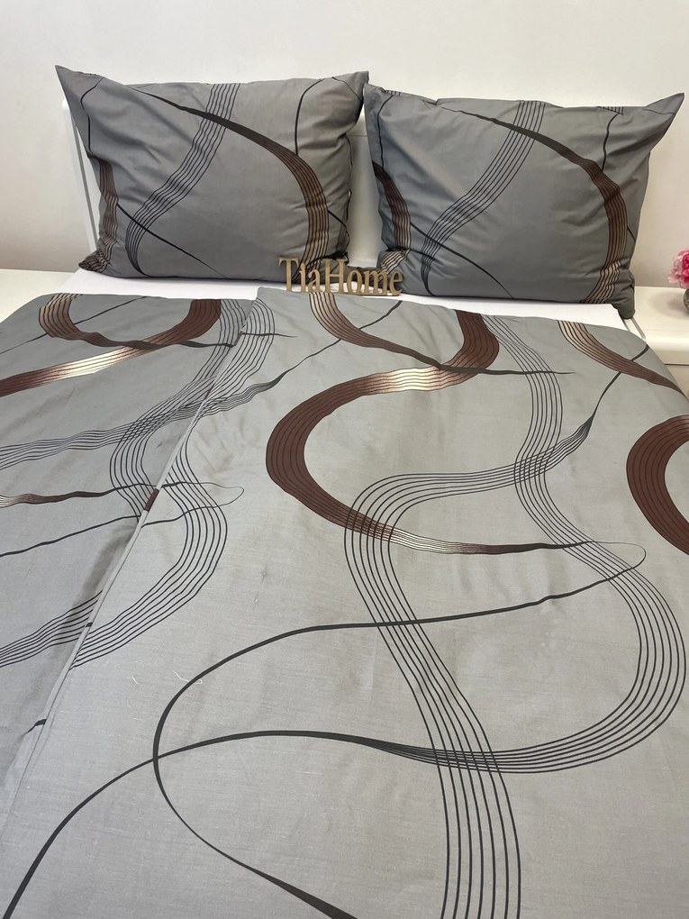 Gold Ribbon pamut ágyneműhuzat 200x140cm+90x70cm TiaHome