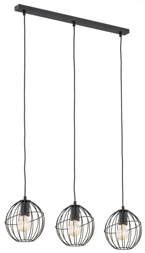 Argon 1401 - Csillár zsinóron BORNEO 3xE27/15W/230V