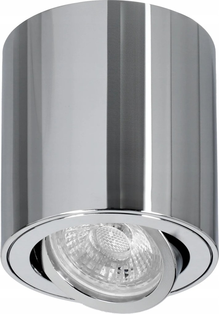 Falra szerelhető halogén lámpatest GU10 Spot Led Króm