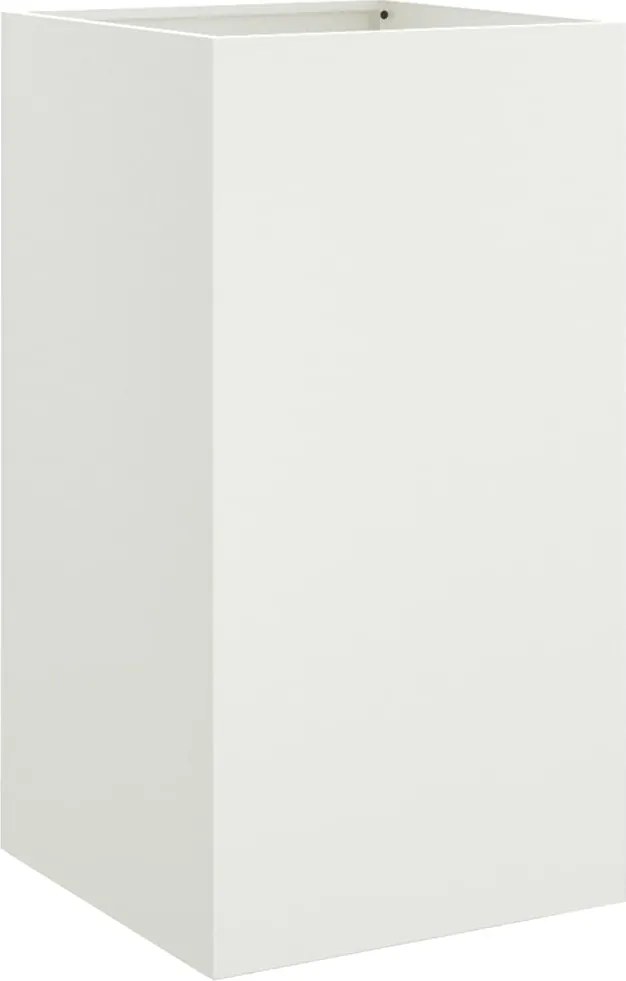 vidaXL fehér acél növénytartó 42 x 38 x 75 cm