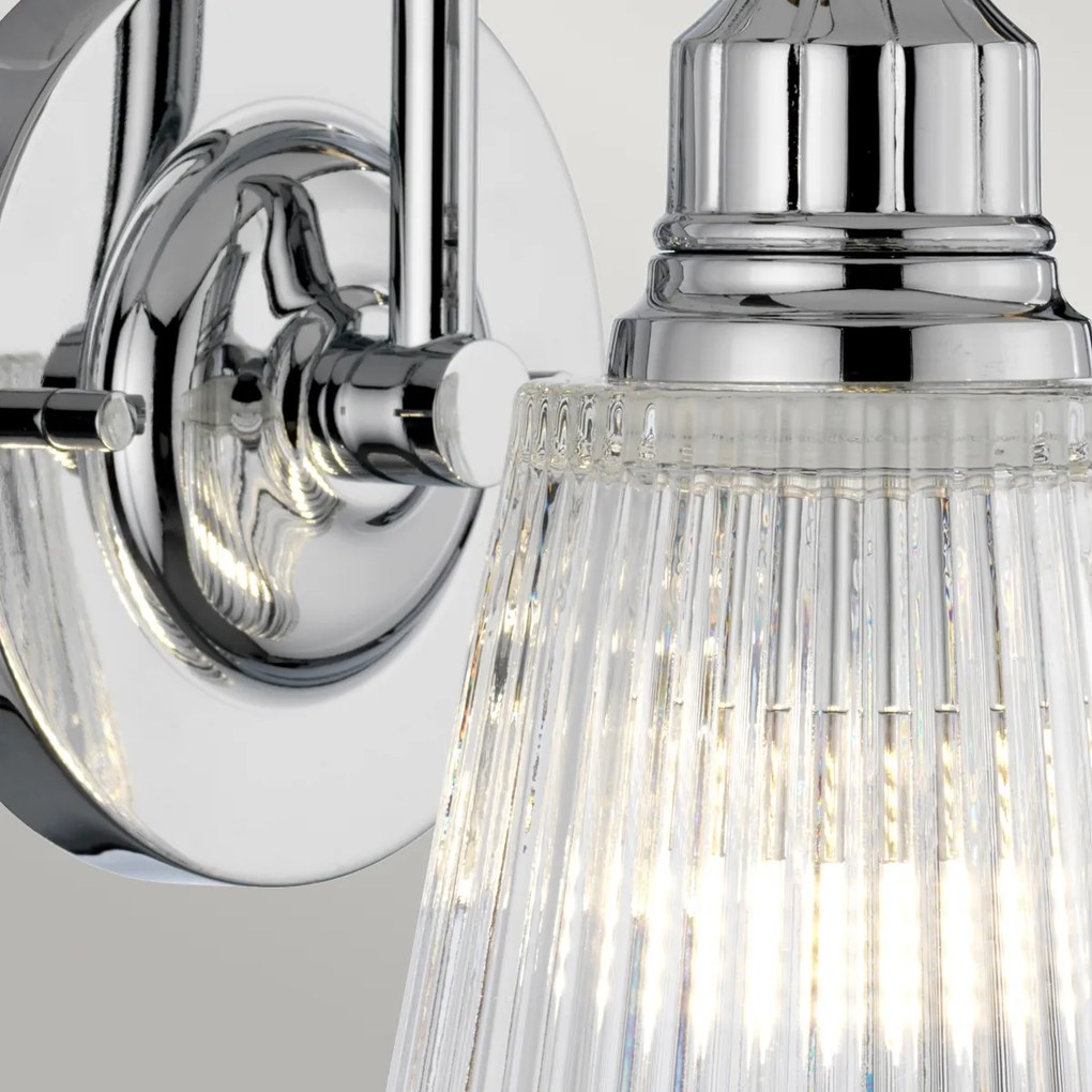 Quintiesse modern fürdőszobai lámpa addison csiszolt króm elsqn-addison1-bath IP44