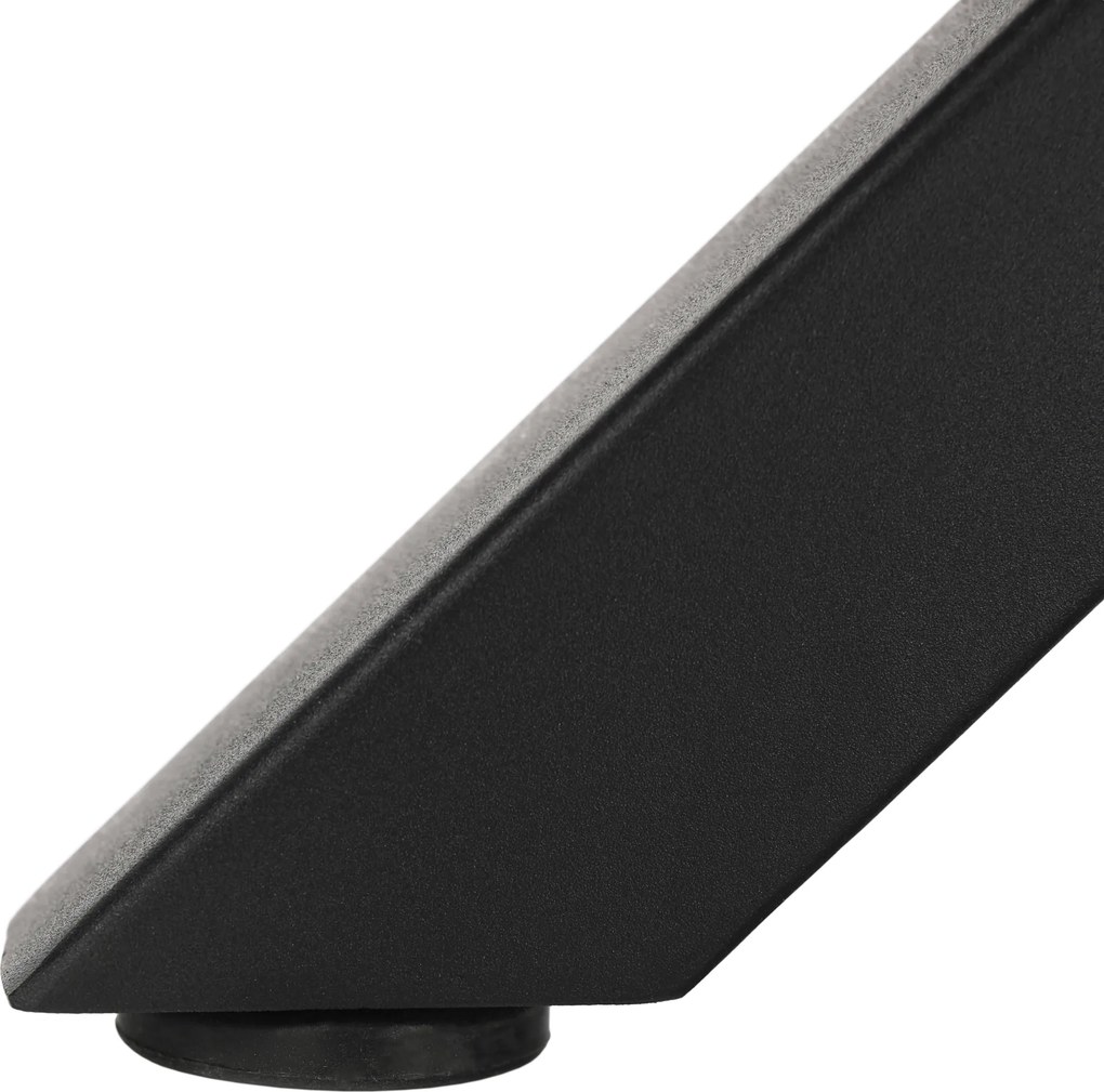 Étkezőasztal, sötét tölgy/fekete, átmérő 120 cm, MEDOR