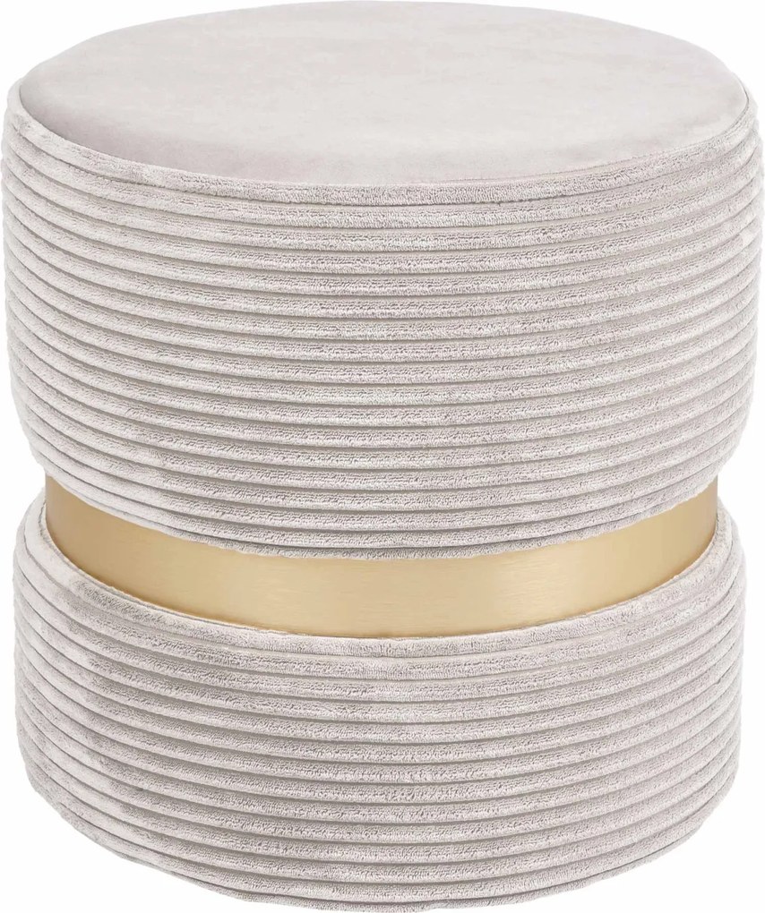 Ring puff - arany gyűrű - L06 - krém bársony R