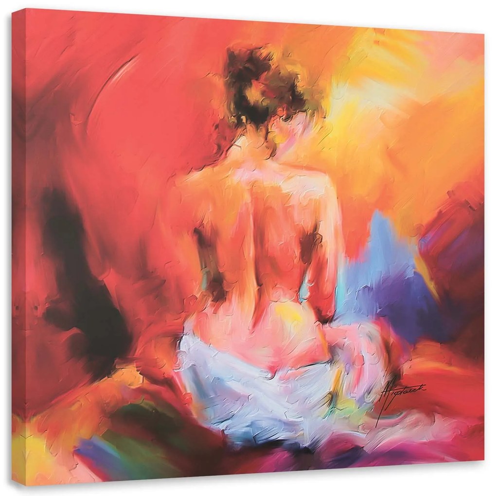 Gario Vászonkép Színes noi akt Méret: 40 x 40 cm