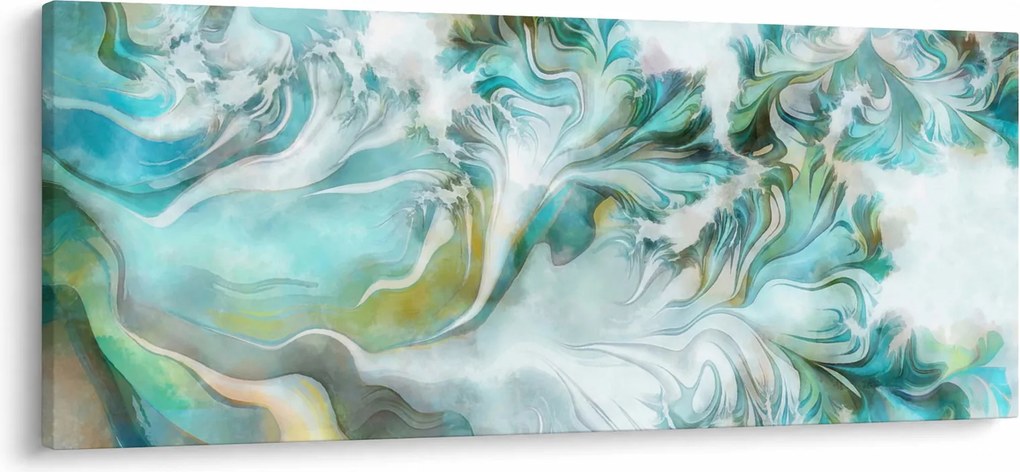 Kép - Absztrakt minták festése (120x50 cm)