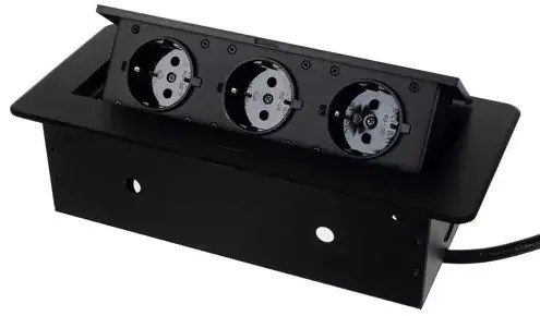Socket hidden in the countertop - triple Izoxis 21659
