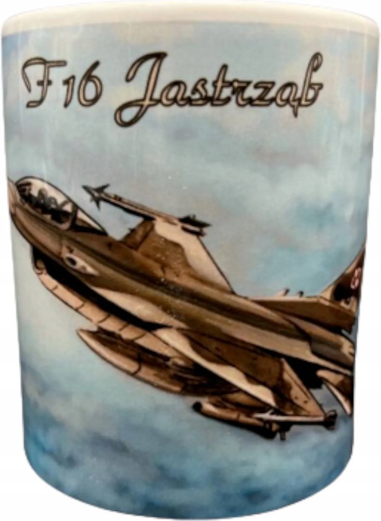 Porcelán Bögre Vadászgép F16 Sólyom KB028