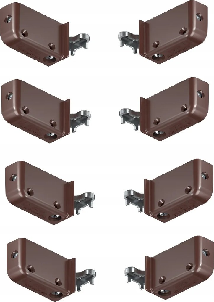 Blum 48N0510 szekrénymedál barna 4 Kpl