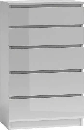 M5 fiókos szekrény, fehér