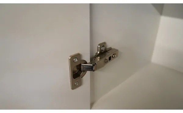 CELESTE 240 cm-es fényes fehér konyhabútor