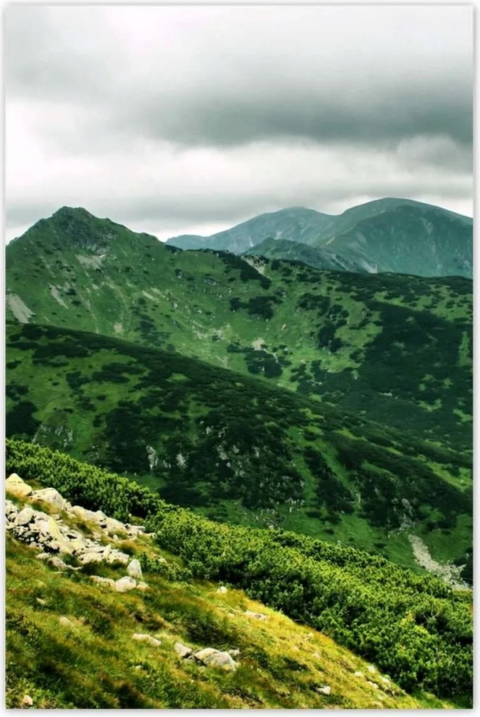 Poszterek 80x120 Tátra Lengyel hegyek Kilátás