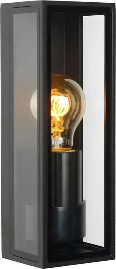 LUCIDE 15802-01-30 DUKAN Modern Kültéri Fali Lámpa Fekete E27 IP44
