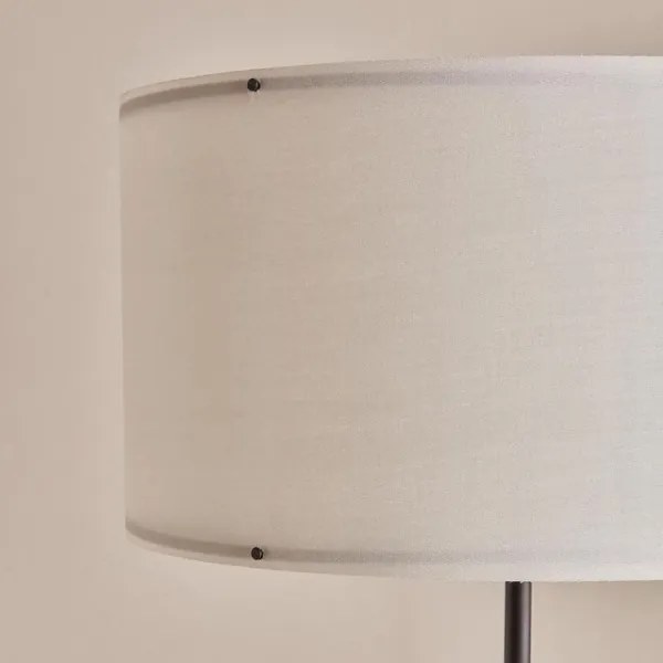 Állólámpa AYD 1xE27/40W/230V barna/fehér