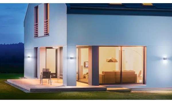 Steinel 079253-LED Kültéri fali lámpa L830 C LED/9,1W/230V IP44 antracit