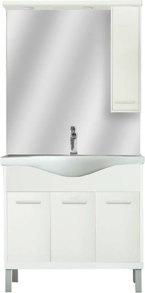 Nerva 85 komplett fürdőszobabútor fehér