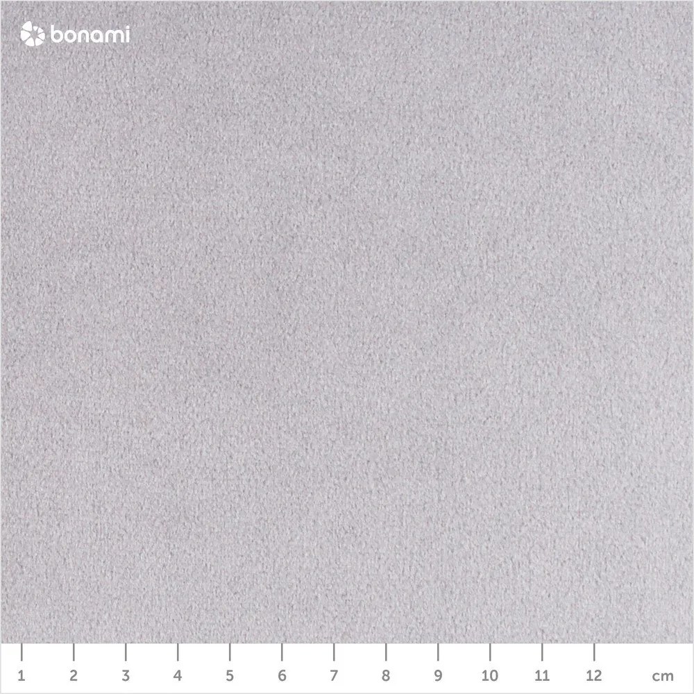 Santo világosszürke kinyitható bársonykanapé - Milo Casa