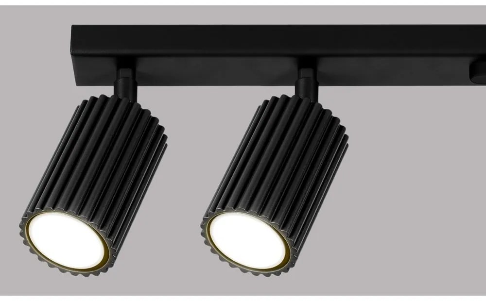 Fekete spotlámpa 6,5x117 cm Gleam – Sollux