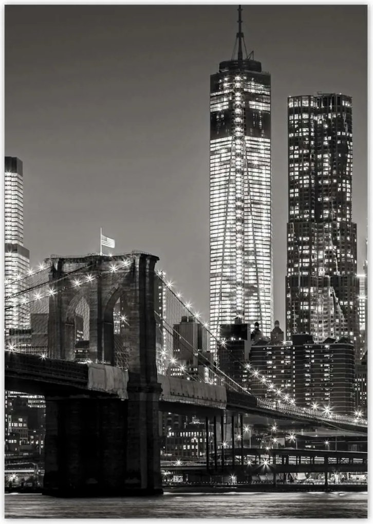 Poszterek A4 Pion New York Manhattan híd