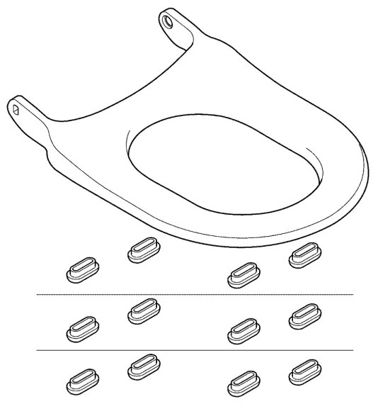 GROHE 14924SH0 - WC-ülőke SENSIA ARENA, tartós fehér