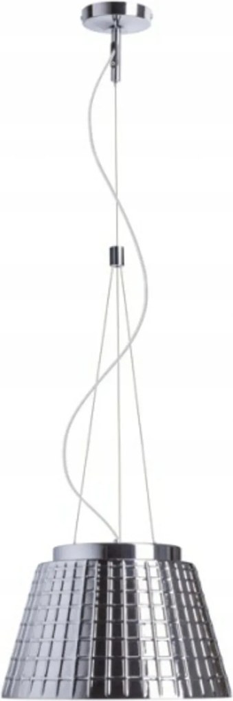 Rendl Corona függőlámpa, krómozott üveg, E27, átmérő 35 cm