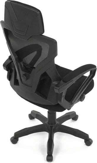 Irodai szék, magasságában állítható, fekete szövet, KA-R223 BK