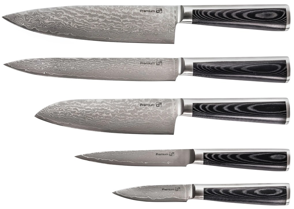 Késkészlet G21 Gourmet Premium 5 db, Box
