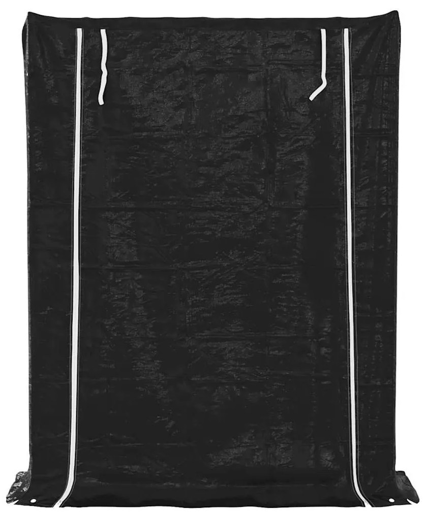 tűzifa állvány esővédővel 150x40x200 cm horganyzott acél