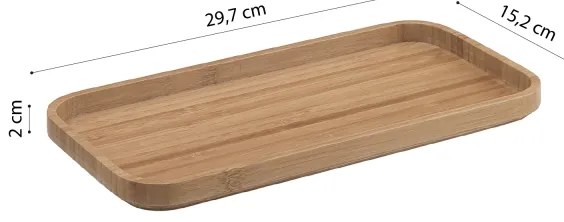 Gedy - Fürdőszobai tálca NINFEA bambusz