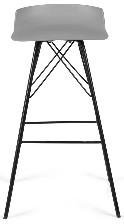 Szürke bárszék szett 2 db-os (ülésmagasság 71 cm) Tori – Tenzo