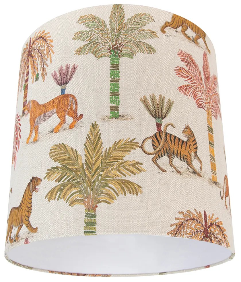 Szövet lámpaernyő többszínű, állatmintás 40/40/40