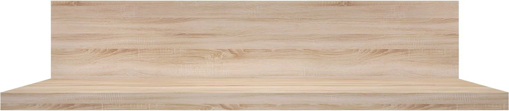 Polc, DTD laminált, tölgy sonoma, NORTY TYP 19