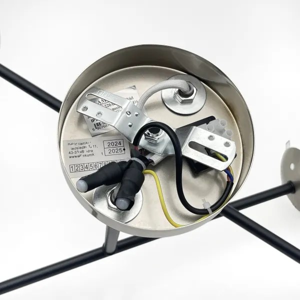 Brilagi - Felületre szerelhető csillár MALIVA 4xE14/15W/230V matt króm/füstszínű