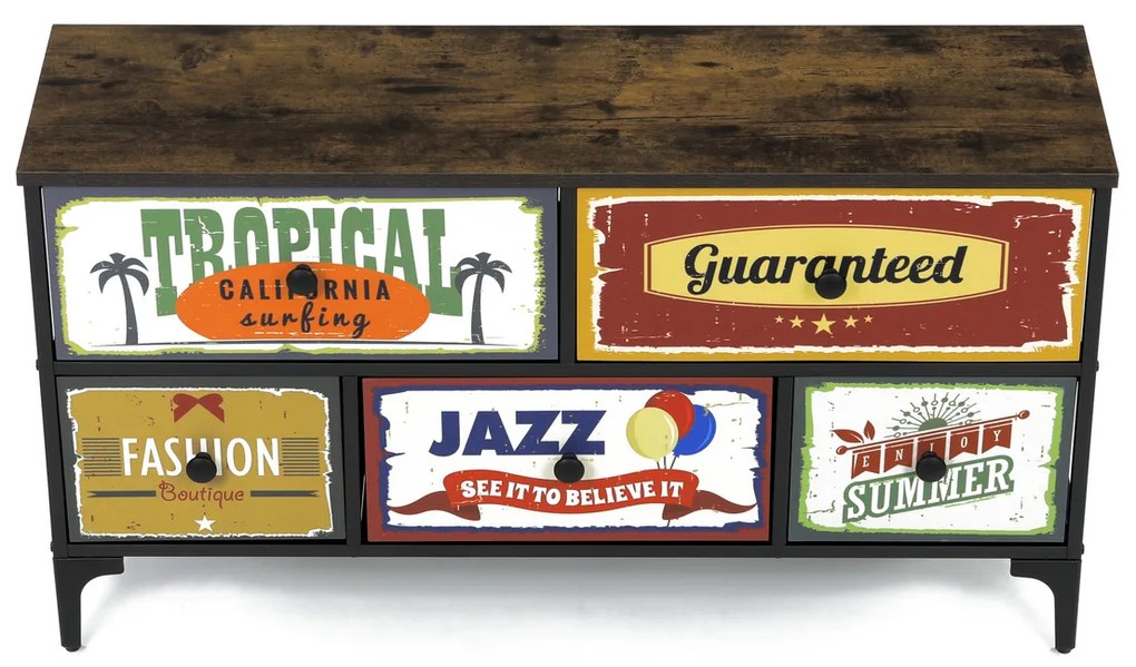 Vintage komód, 103 x 30 x 56 cm, Vintage komód,103 x 30 x 56 cm