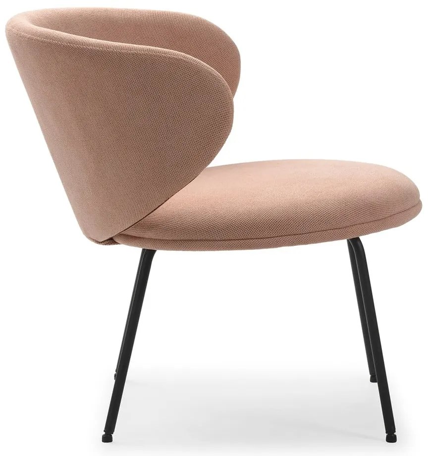 Világos rózsaszín fotel Rush – Marckeric