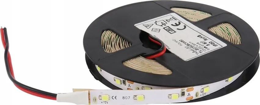 Led Szalag 5M IP20 12V 24W Hideg Fehér