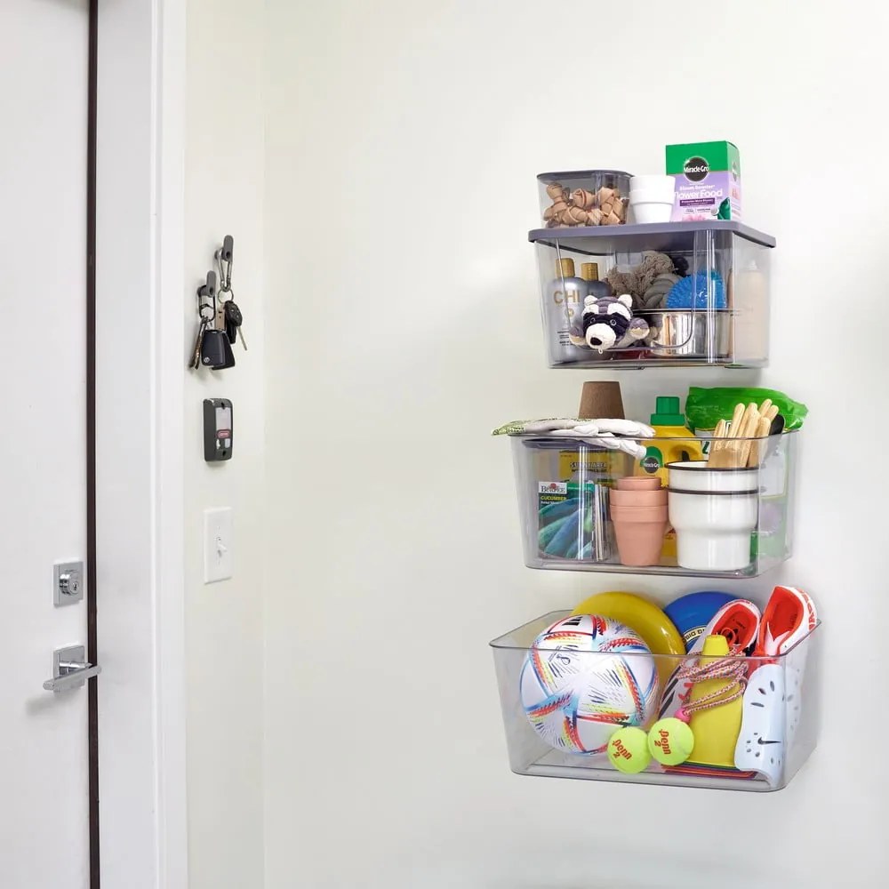 Újrahasznosított műanyag fali tárolódoboz iD Wallspace - iDesign