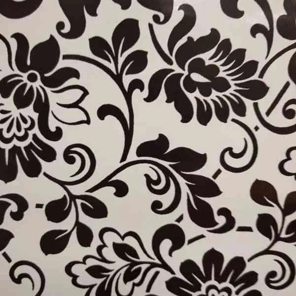 Heritage fekete fehér csempematrica15x15cm