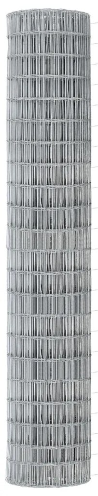 Kert Kerítés Görgeteg Szett 2 db Galvanizált acél 10 x 1,5 m