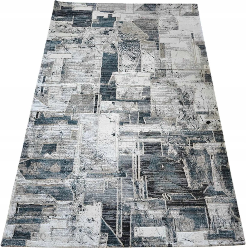 Nappali szőnyeg 160x230cm, loft mintás, plüss sörtékkel, szuper minőség