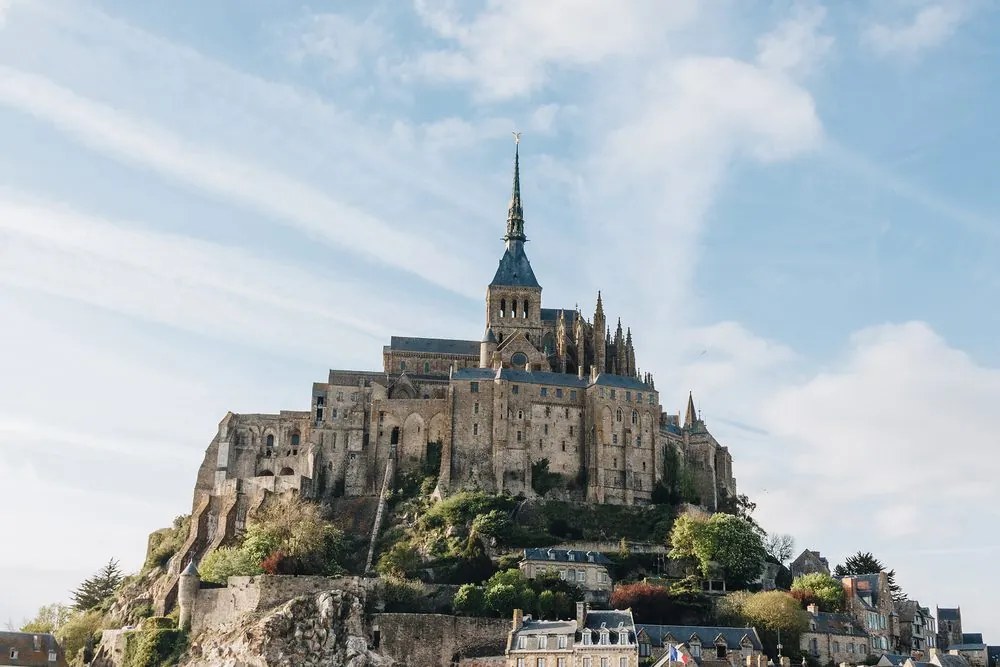 Kép vár Mont Saint-Michael