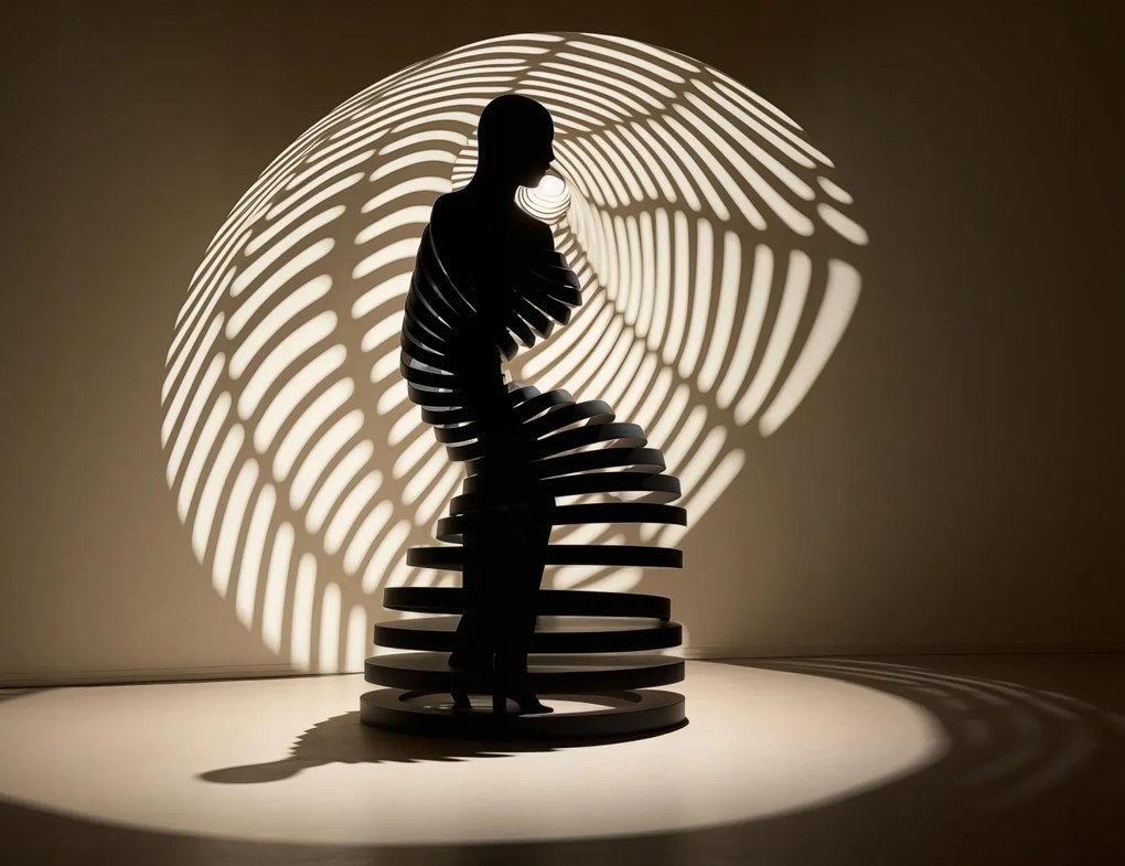 Poszter 65x50cm Geometria emberi bőrben