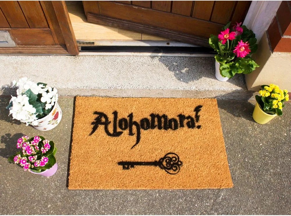 Alohomora természetes kókuszrost lábtörlő, 40 x 60 cm - Artsy Doormats