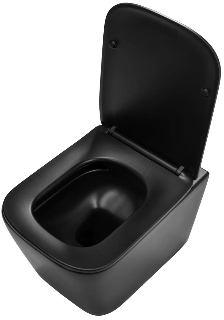 WC csésze Rea Raul Black Matt