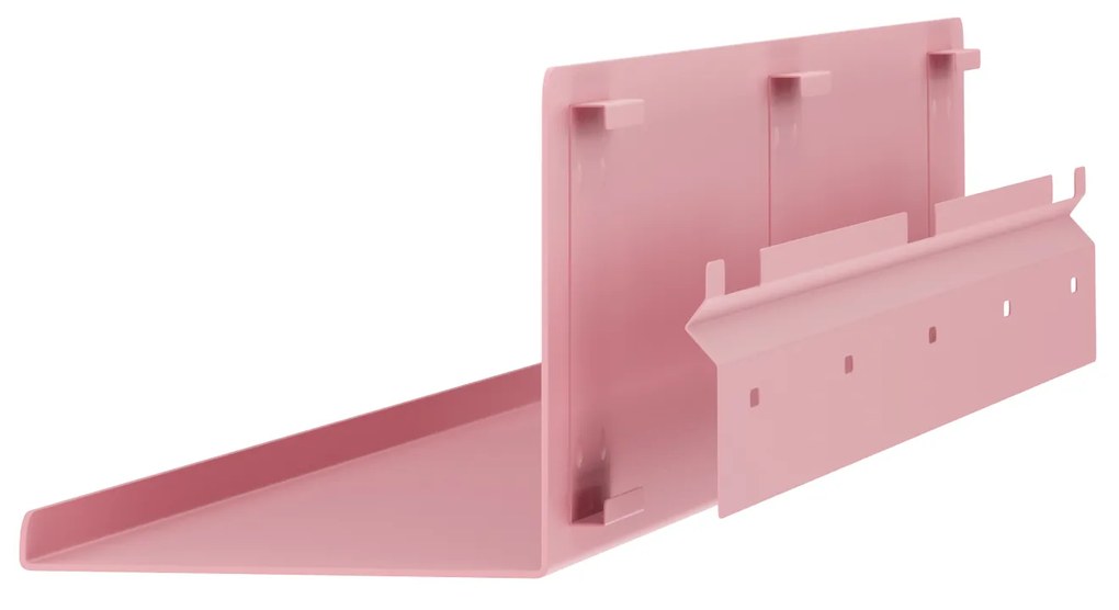 Fali polc JOANNE 700 mm, Fresh Style: púderrózsaszín